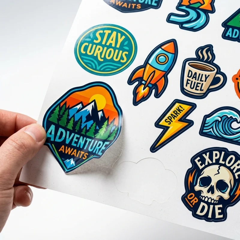 Shape Cutting Sticker